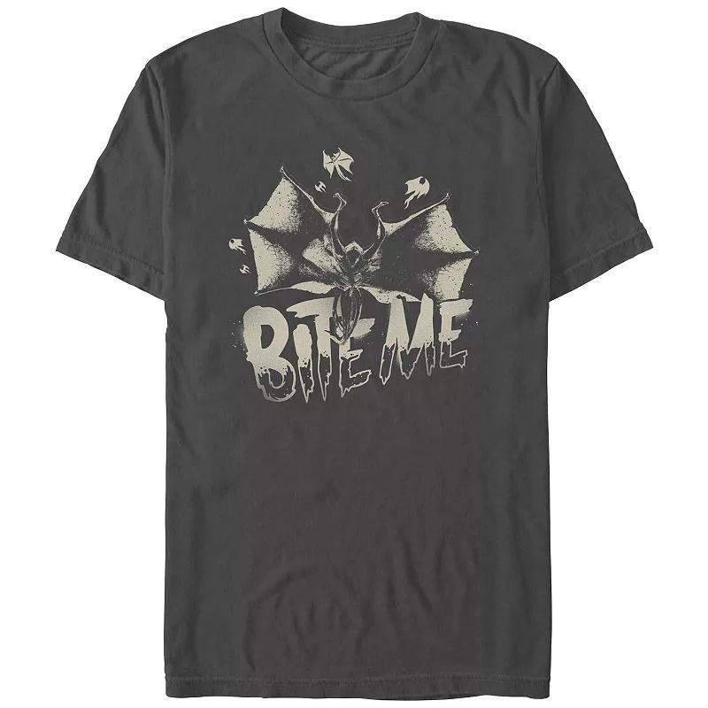 Men's Stranger Things Bite Me Graphic Tee, Size: Large, Grey Product Image