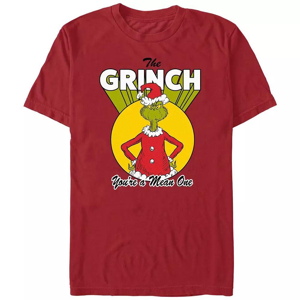 Men's Dr. Seuss The Grinch You're A Mean One Graphic Tee,  Product Image