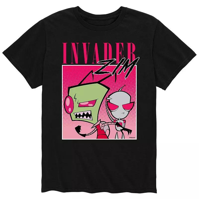 Men's Invader Zim Pink Box Tee, Size: XL, Blue Product Image