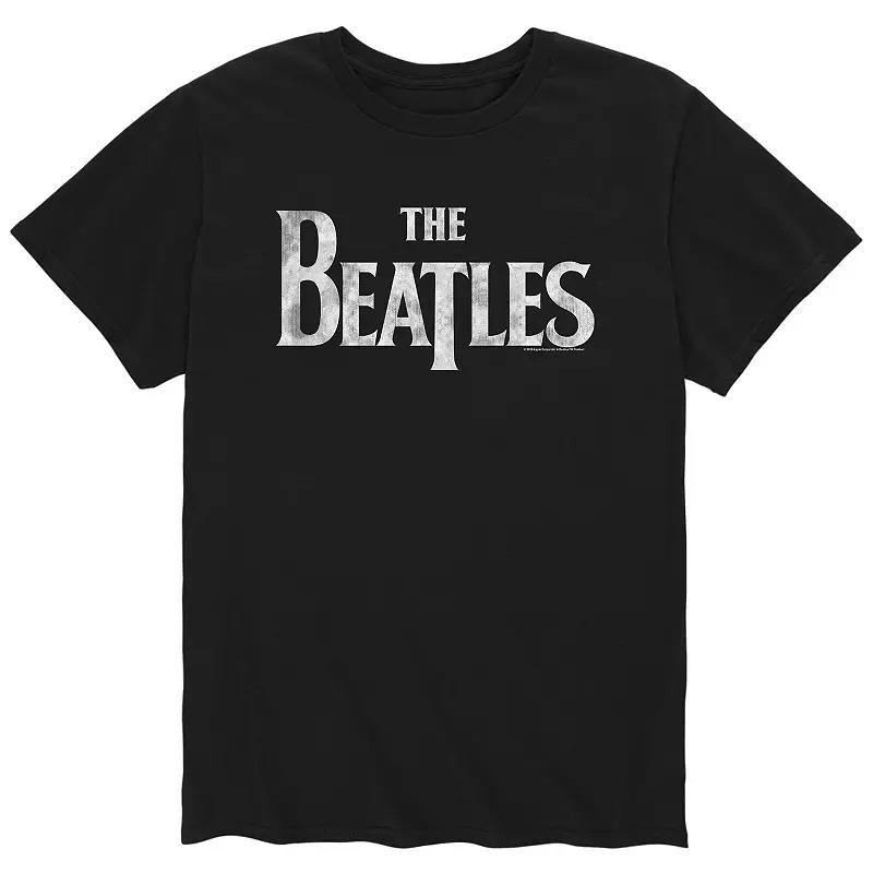 Men's The Beatles Logo Tee, Size: Large, Black Product Image