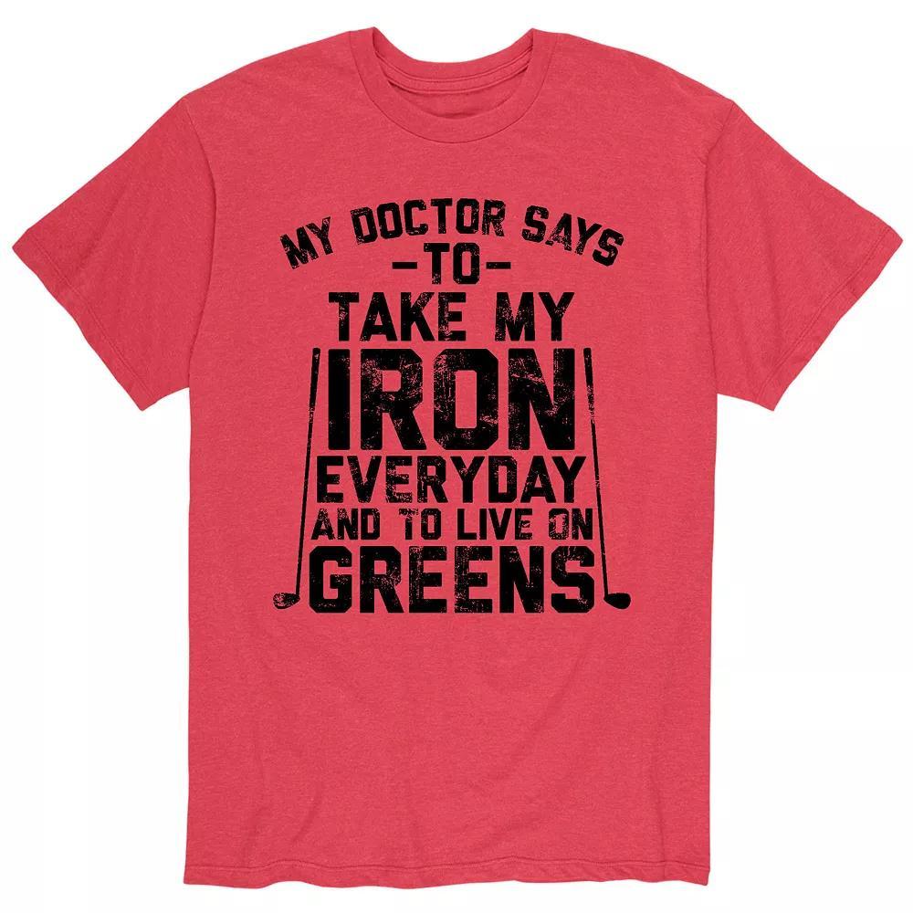 Men's Take My Iron And Live On Greens Tee,  Product Image