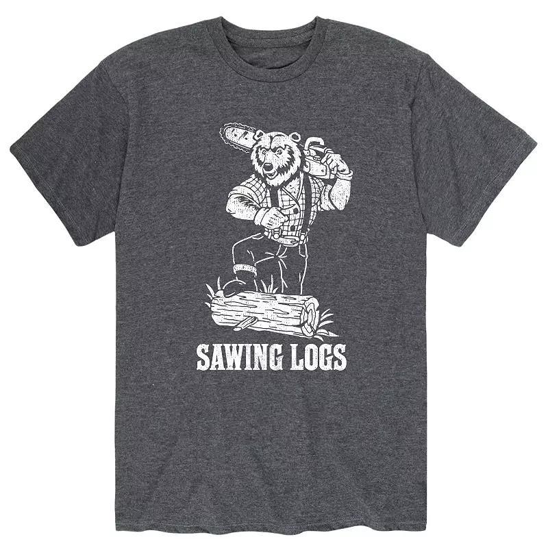 Men's Sawing Logs Tee,  Product Image