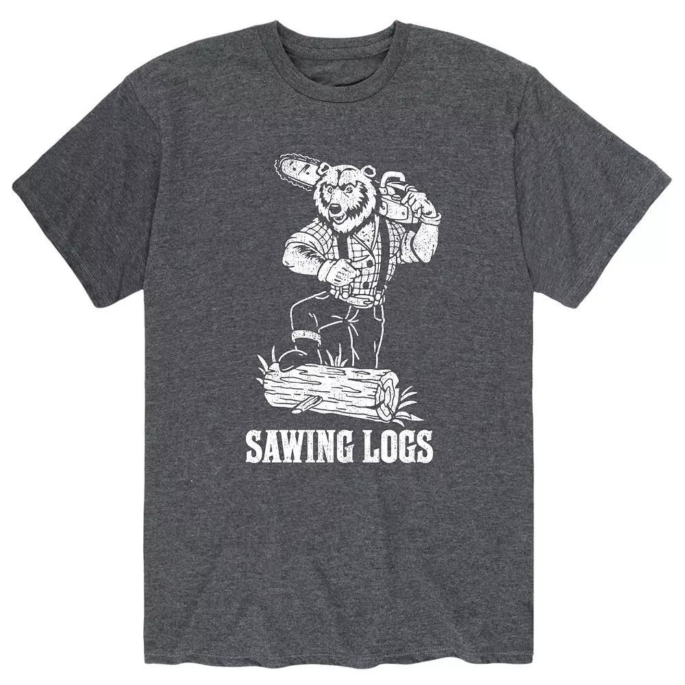 Men's Sawing Logs Tee,  Product Image