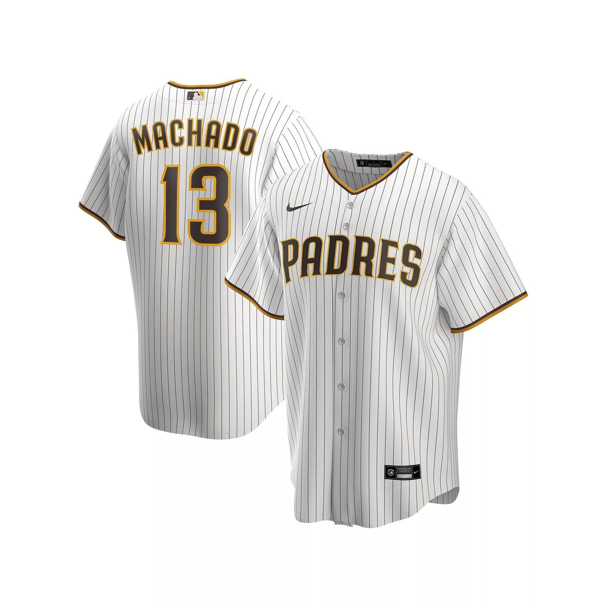 Men's Nike Manny Machado White San Diego Padres Alternate Replica Player Jersey, Size: 2XL Product Image