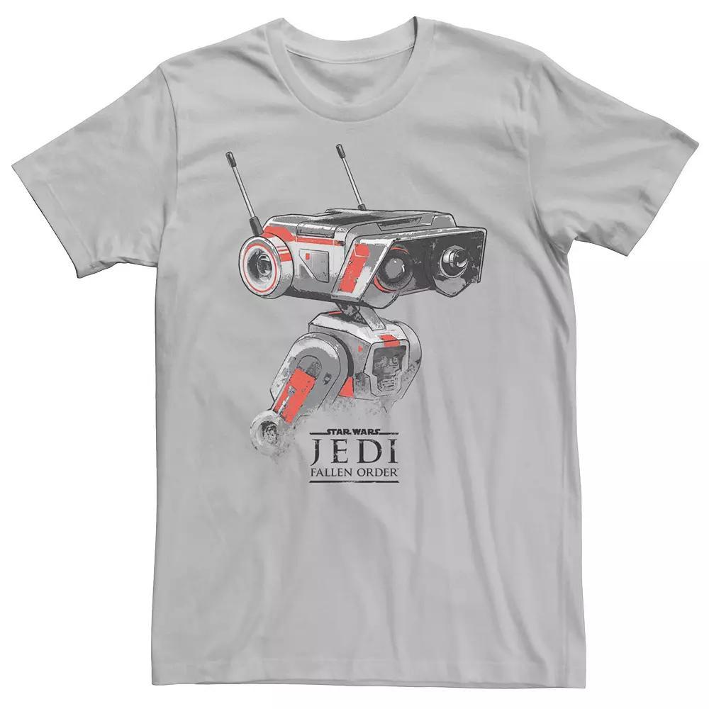 Men's Star Wars Jedi Fallen Order BD-1 Tee, Size: XXL, Silver Product Image