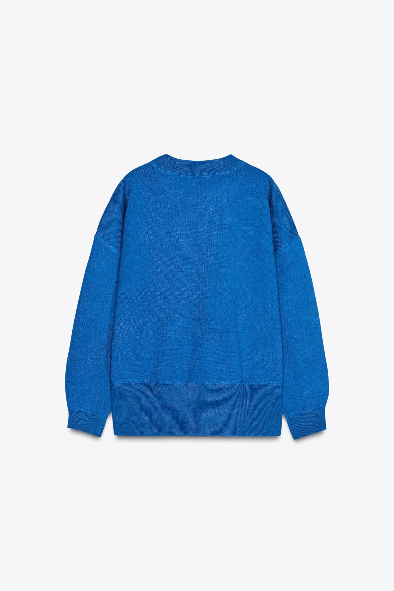 PLAIN KNIT SWEATSHIRT Product Image