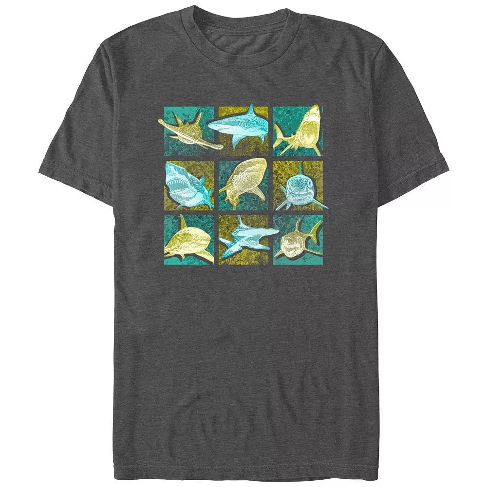 Men's Shark Portraits Graphic Tee,  Product Image