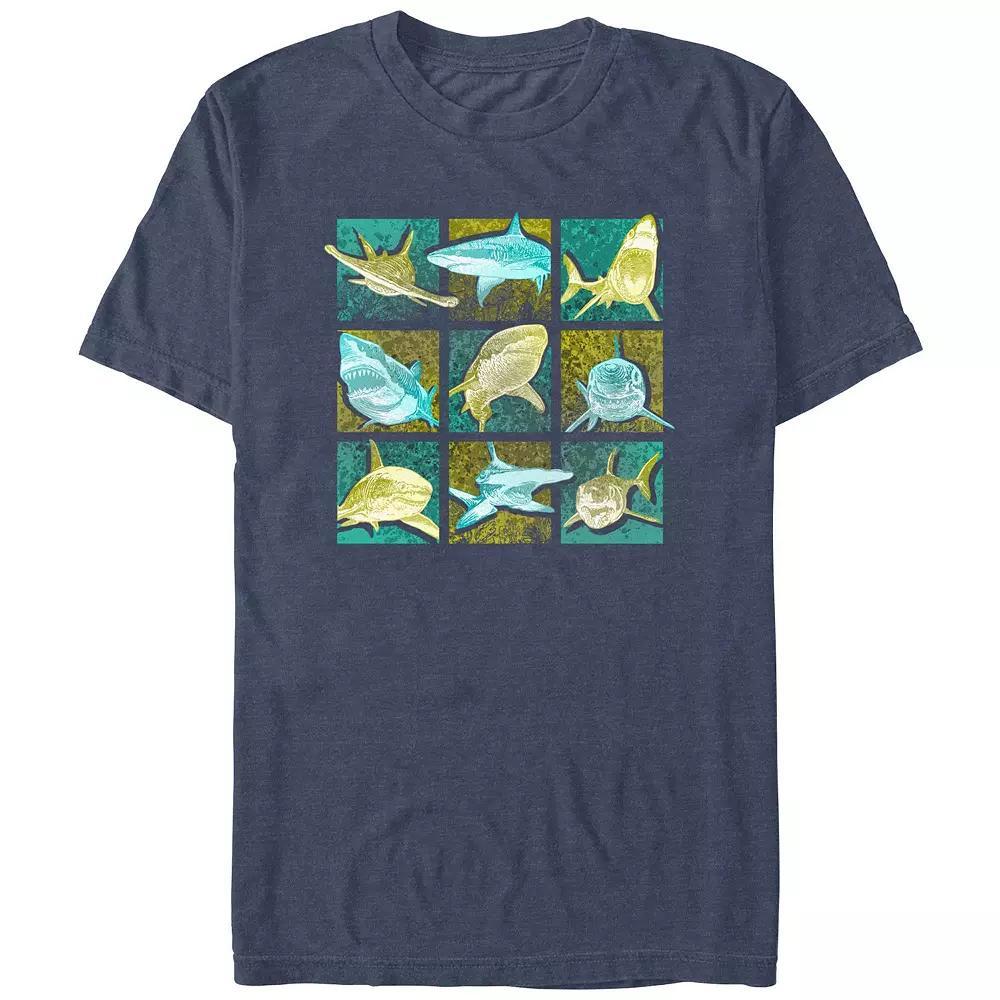 Men's Shark Portraits Graphic Tee,  Product Image