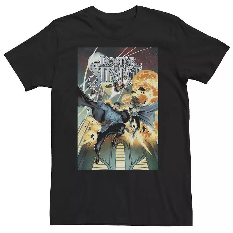 Big & Tall Marvel Doctor Strange Jump Comic Cover Tee, Men's,  Product Image