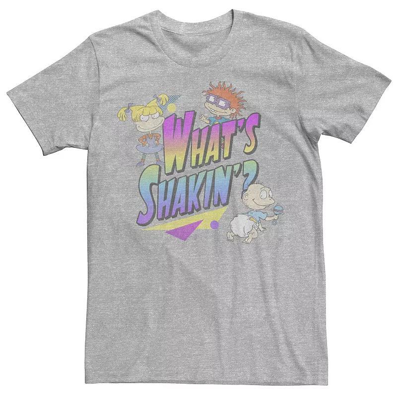 Men's Nickelodeon Rugrats Vintage Neon What's Shakin'? Tee, Boy's, Size: Medium, Athletic Grey Product Image