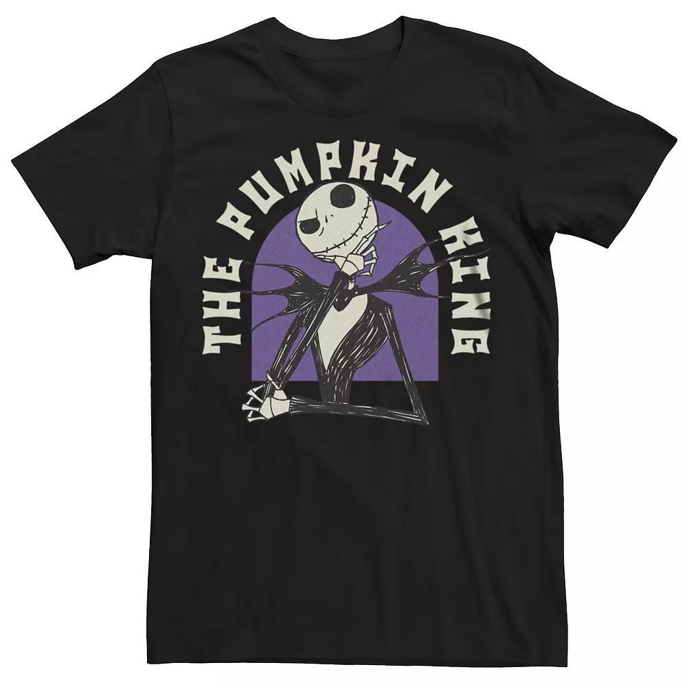 Disney's Nightmare Before Christmas Men's Jack The Pumpkin King Graphic Tee, Size: Large, Black Product Image