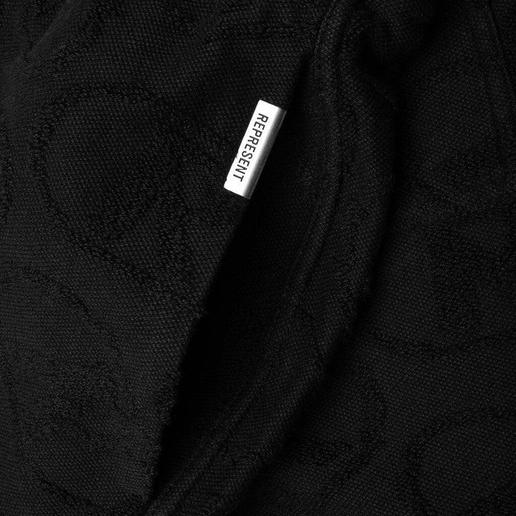 AOP Towel Short - Black Male Product Image