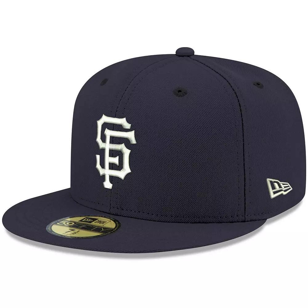 Men's New Era Navy San Francisco Giants White Logo 59FIFTY Fitted Hat,  Product Image