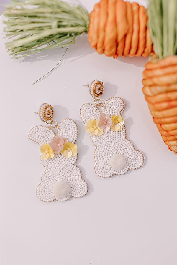 Happy Vibes Beaded Earrings Product Image