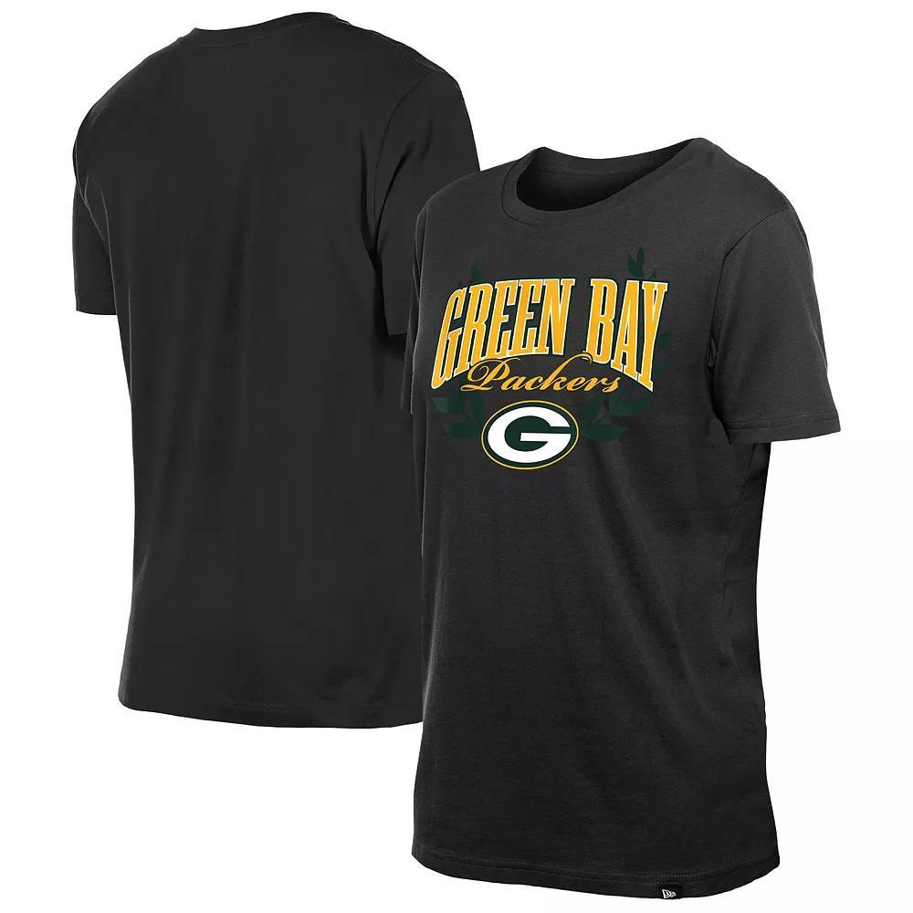 Women's New Era Black Green Bay Packers 2025 NFL Draft T-Shirt, Size: Medium Product Image
