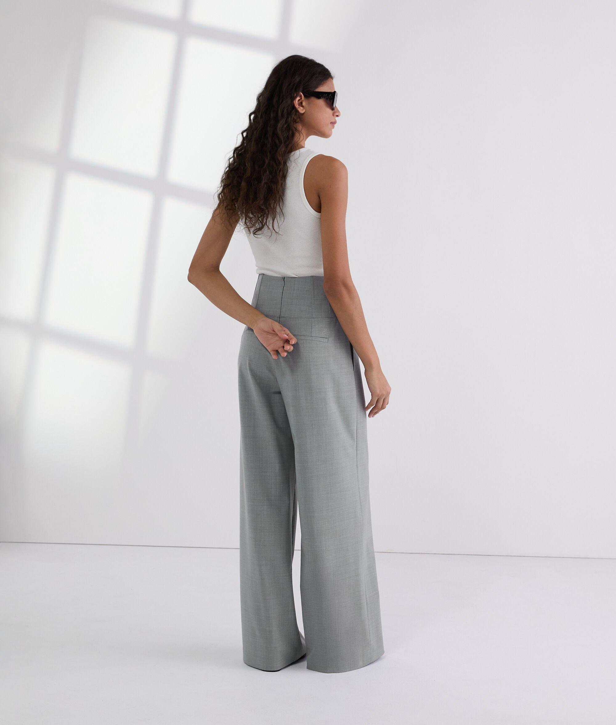 TAILORED WIDE-LEG PANTS Product Image