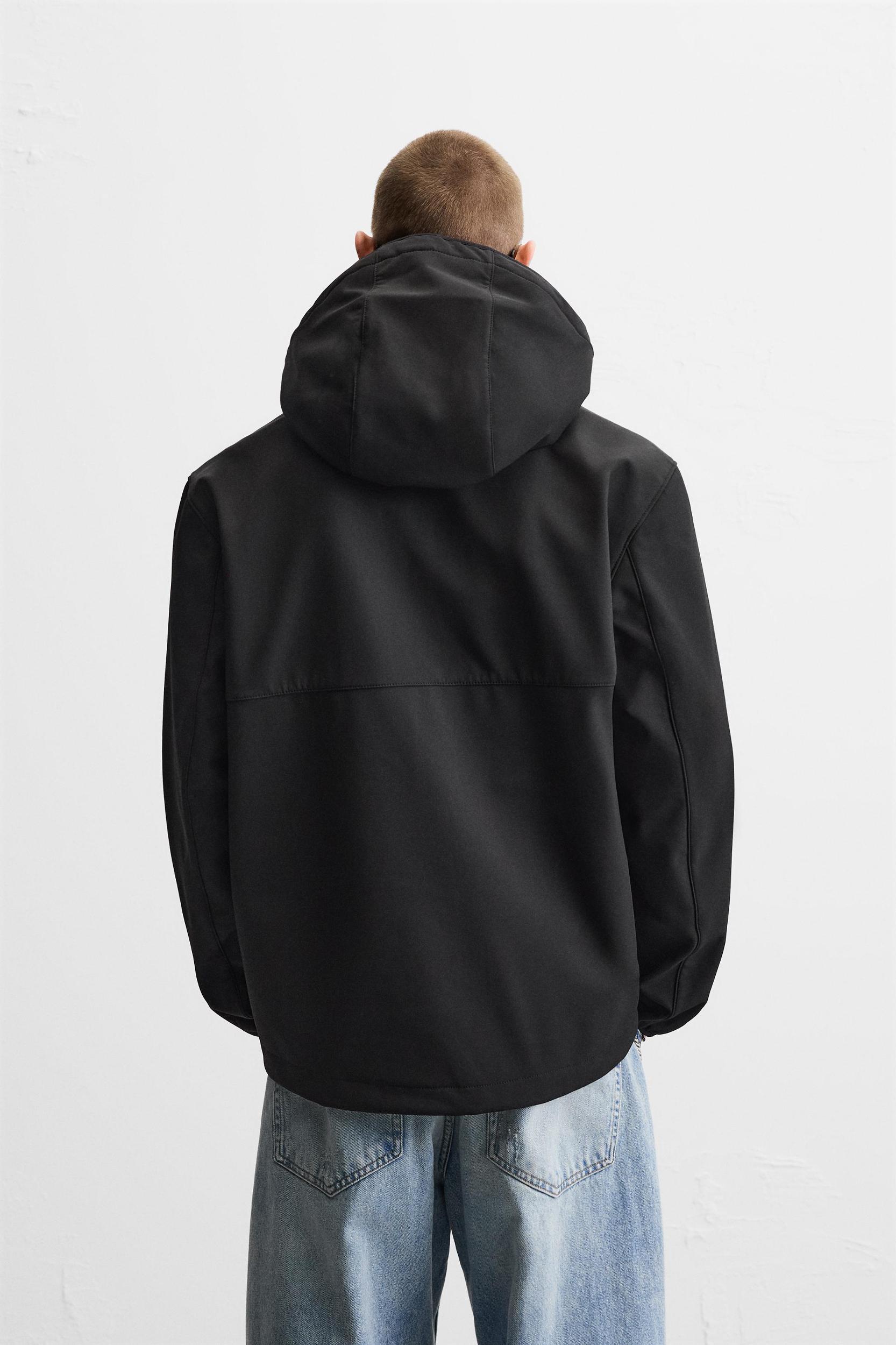 HOODED TECHNICAL JACKET Product Image