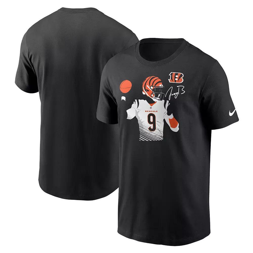 Men's Nike Joe Burrow Black Cincinnati Bengals Player Graphic T-Shirt,  Product Image