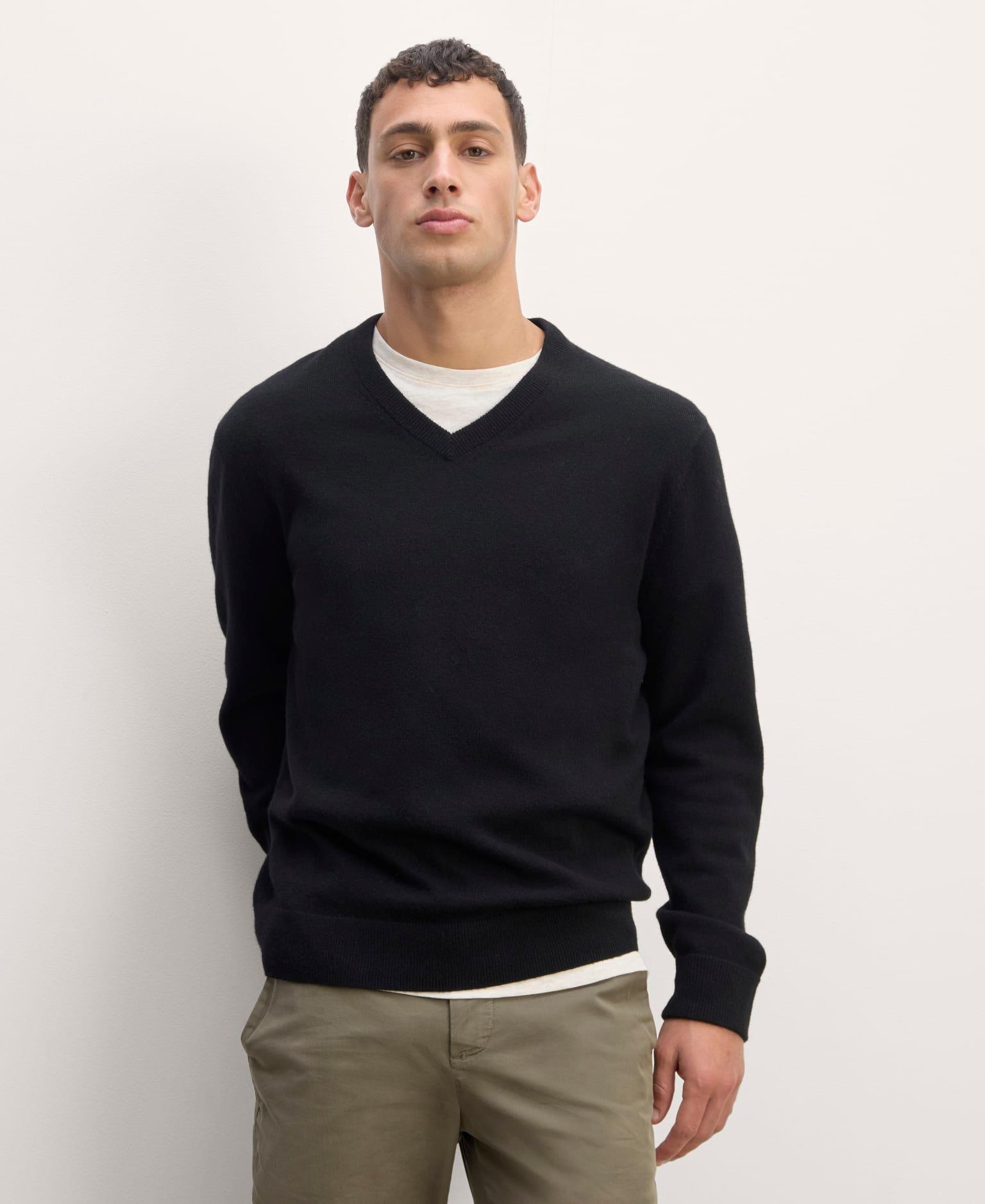 Mens Cashmere V-Neck Sweater by Everlane Product Image