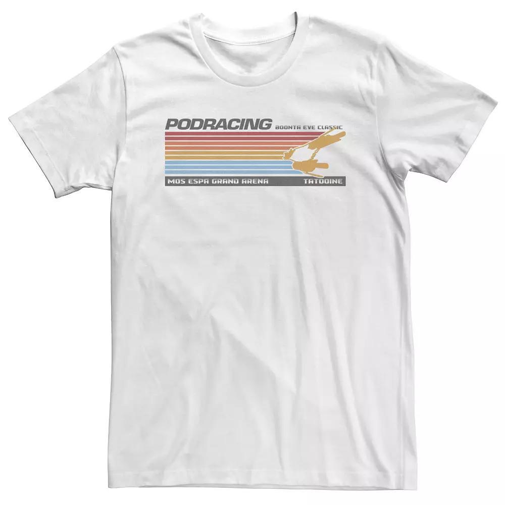 Big & Tall Star Wars Retro Line Podrace Tee, Mens Product Image