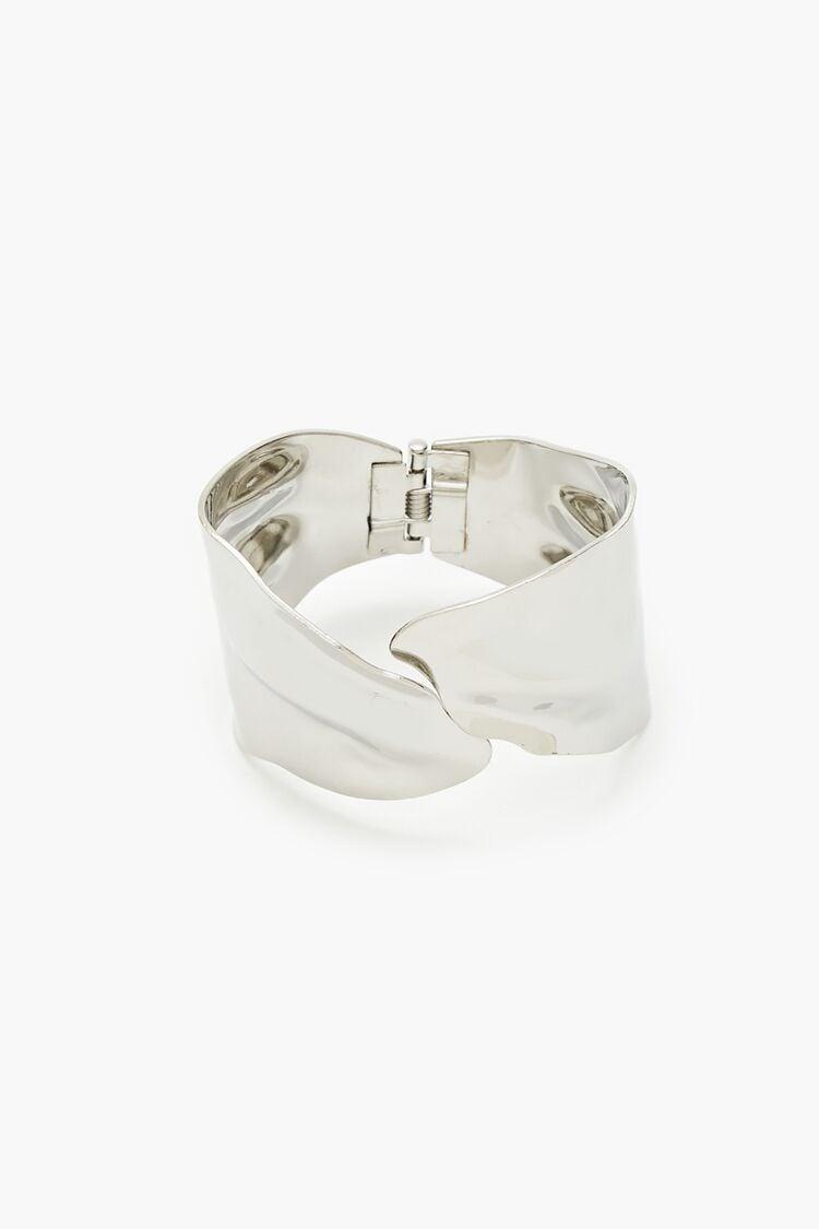 Hammered Abstract Cuff Bracelet | Forever 21 Product Image