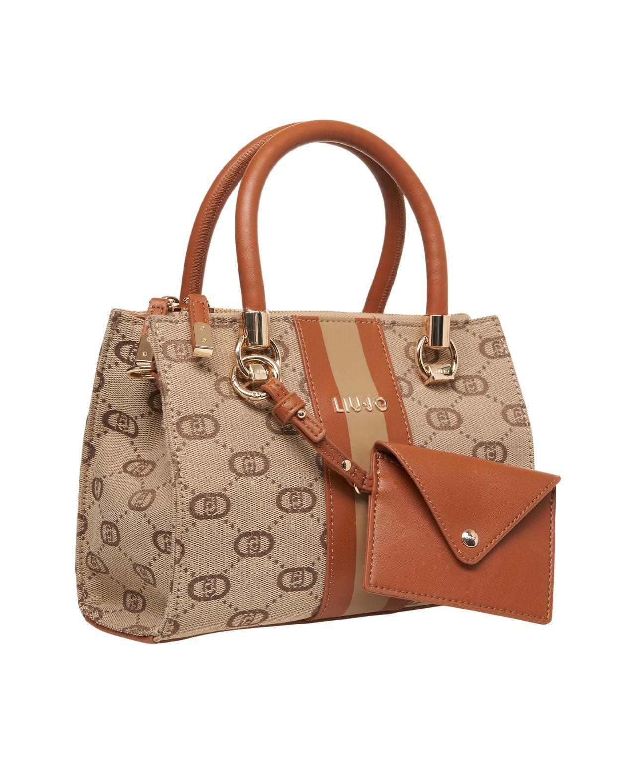 Jacquard hand bag with Logo Product Image