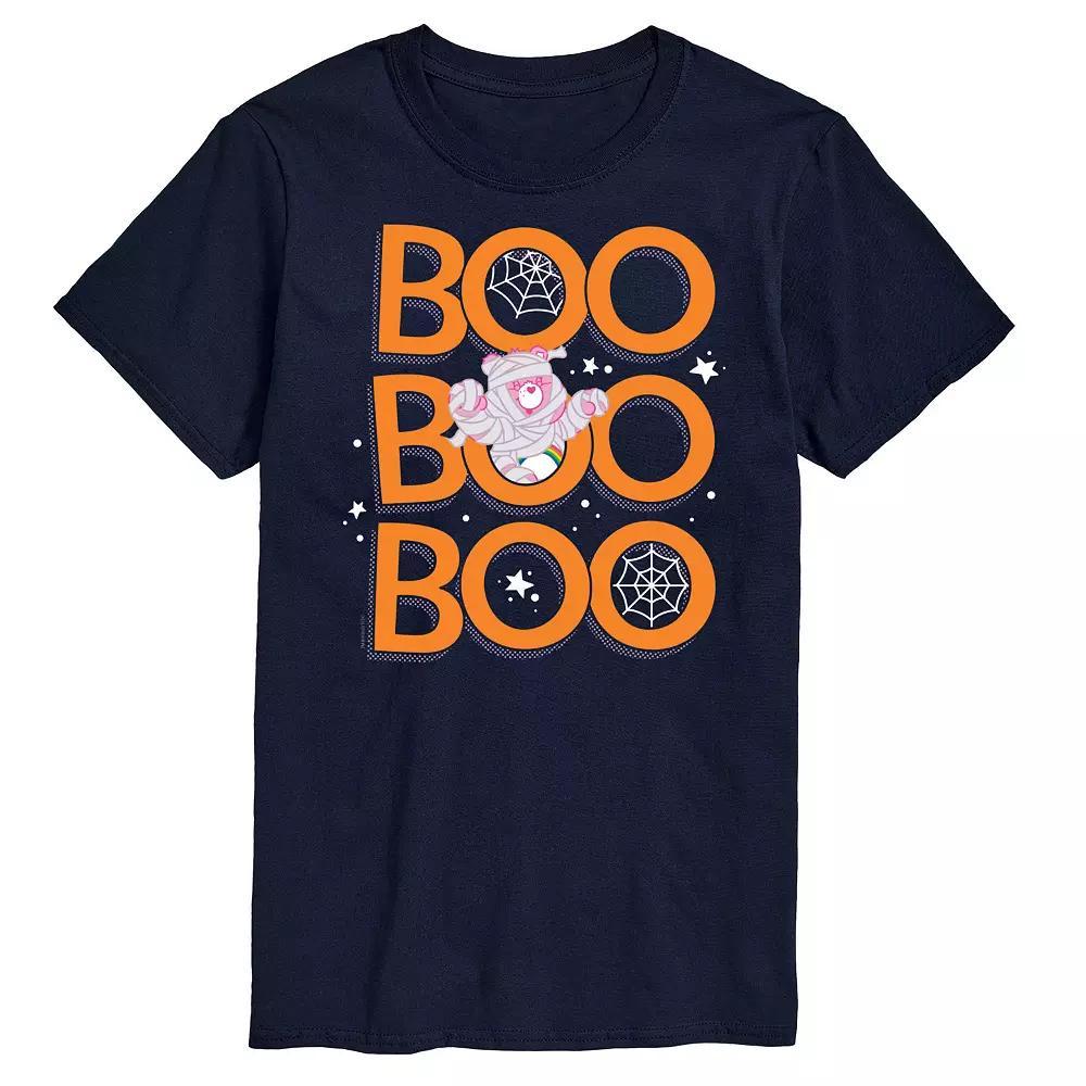 Men's Care Bears Boo Repeated Graphic Tee, Size: Large, Blue Product Image