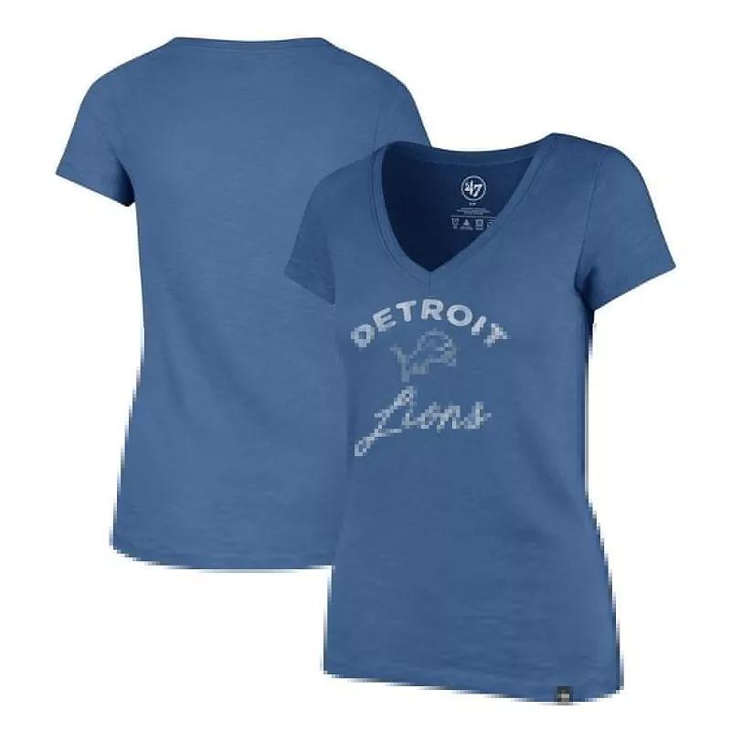 Womens 47 Detroit Lions Avery Scrum V-Neck T-Shirt Product Image