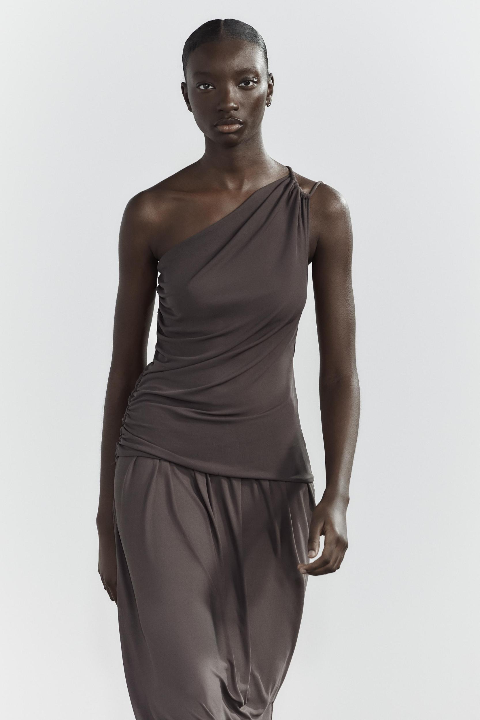 RUCHED ASYMMETRIC TOP Product Image