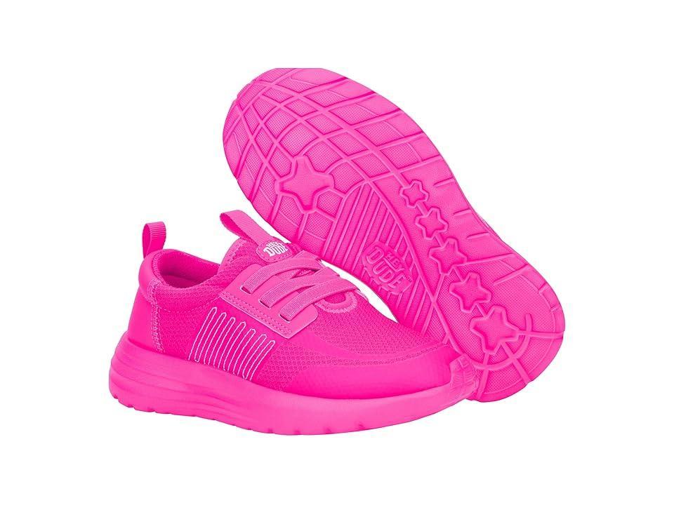 Hey Dude Kids Sirocco Play Brights (Little Kid/Big Kid) (Hot ) Women's Flat Shoes Product Image