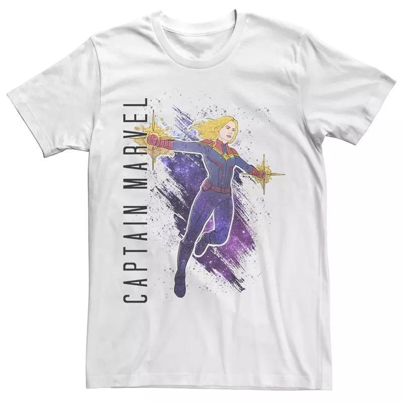 Men's Marvel Avengers Captain Marvel Painted Tee,  Product Image