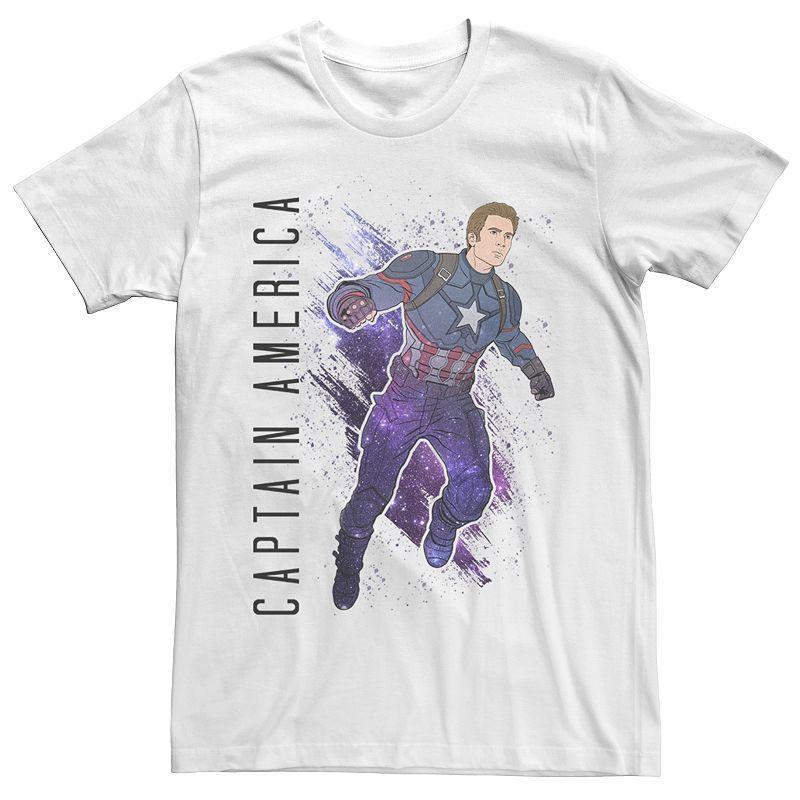 Boys 8-20 Marvel Avengers Endgame Captain America Galaxy Painted Graphic Tee, Boys Product Image