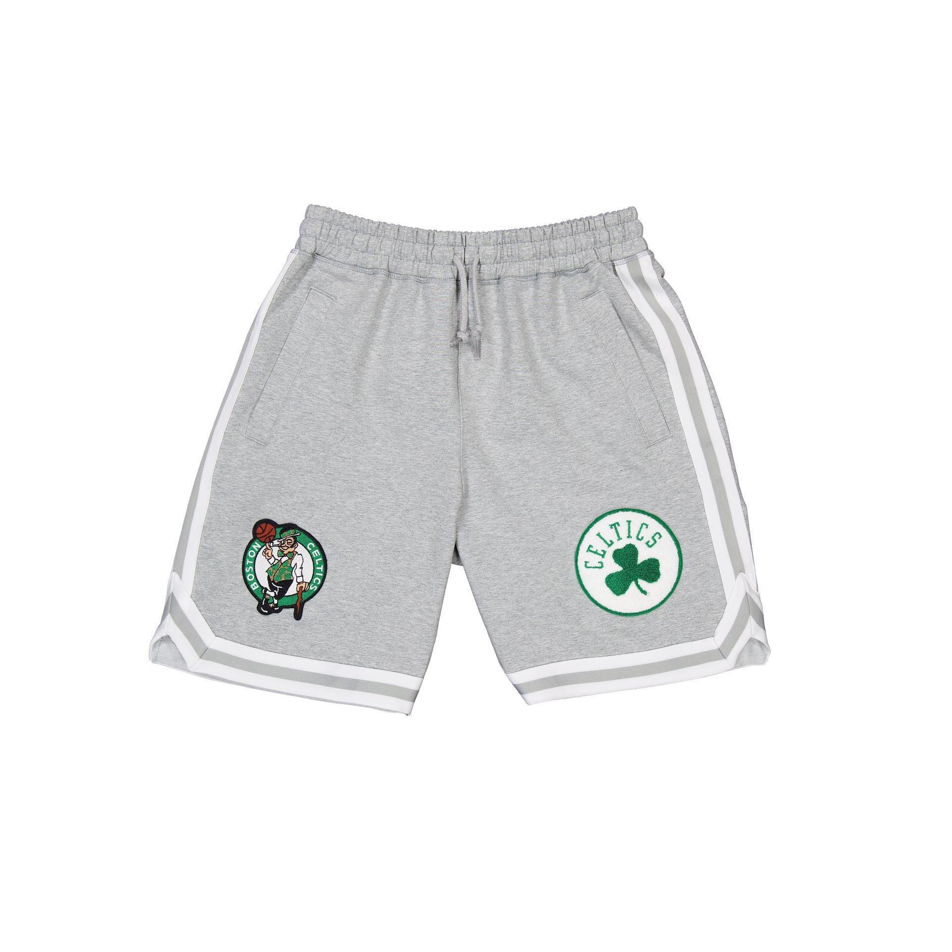 Boston Celtics Gray Logo Select Shorts Male Product Image