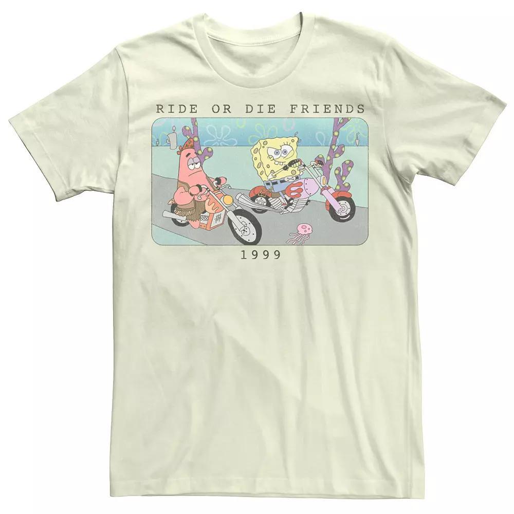 Men's Nickelodeon SpongeBob SquarePants Ride Or Die Friends 1999 Portrait Tee,  Product Image