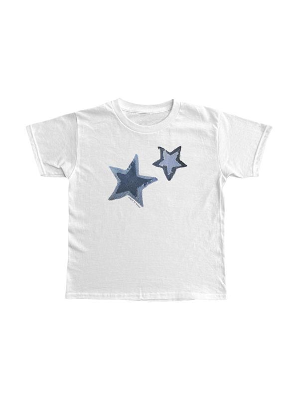 Star Print Short Sleeve Tee Product Image