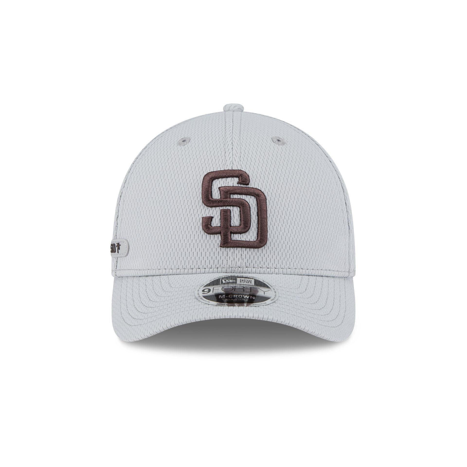 San Diego Padres 2025 Clubhouse Gray 9FORTY M-Crown Snapback Hat Male Product Image