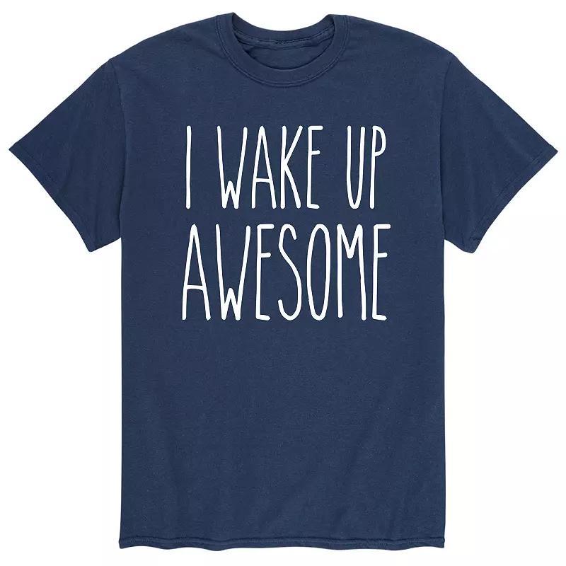 Mens Wake Up Awesome Tee Product Image