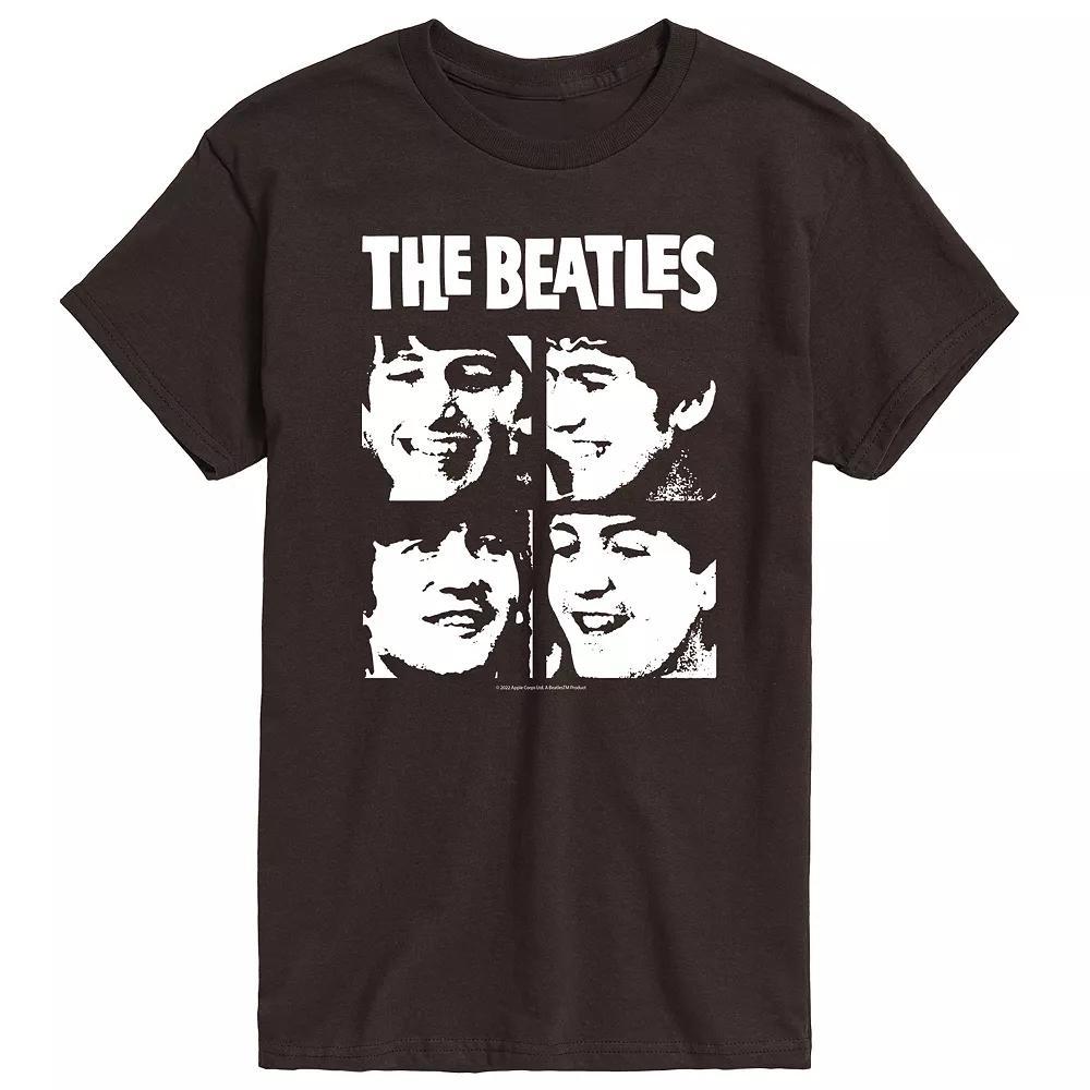 Men's The Beatles Face Grid Tee,  Product Image
