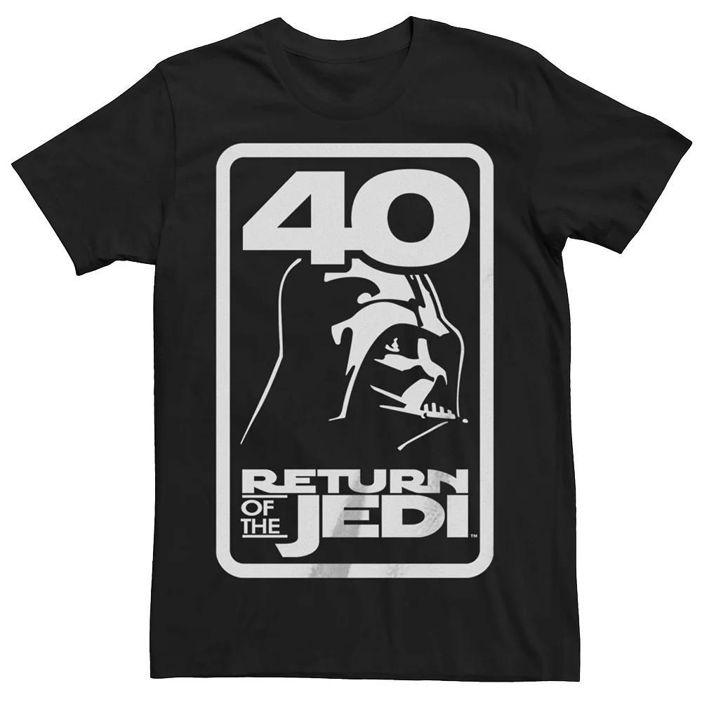 Men's Star Wars The Return Of The Jedi Darth Vader Badge Logo Tee,  Product Image