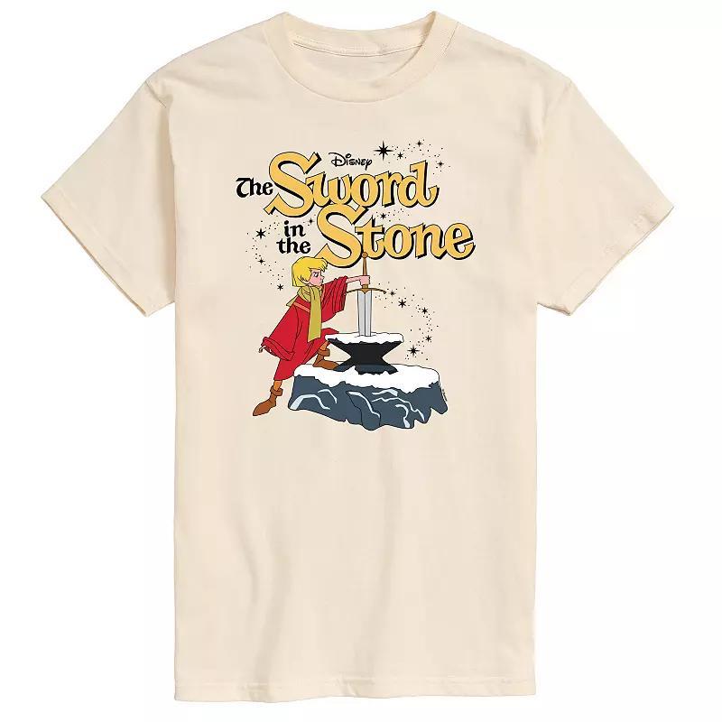 Disney's The Sword and the Stone Men's Logo Graphic Tee, Size: Small, White Product Image