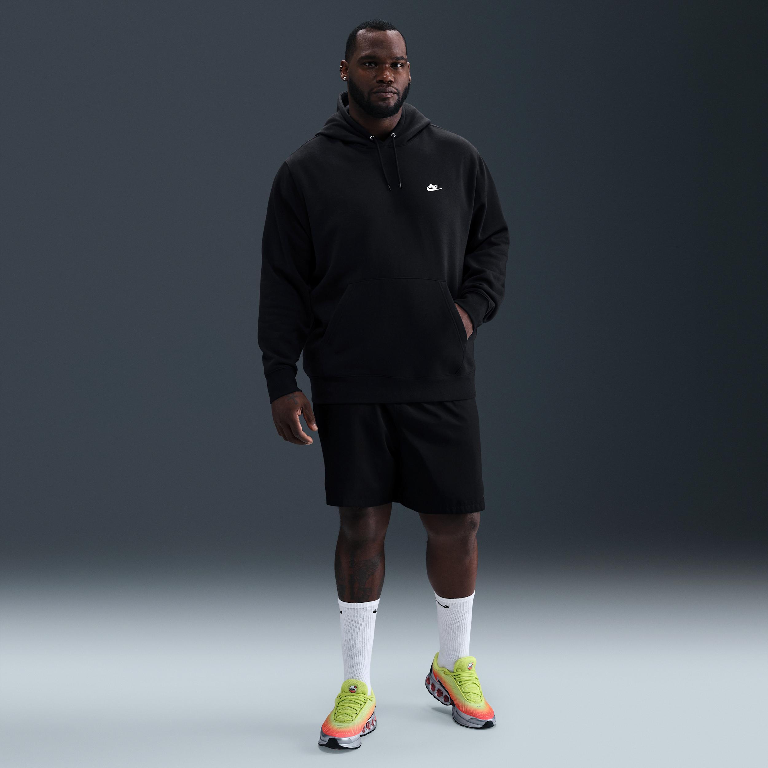 Nike Mens Club Pullover Fleece Hoodie | FN3859-010 Product Image