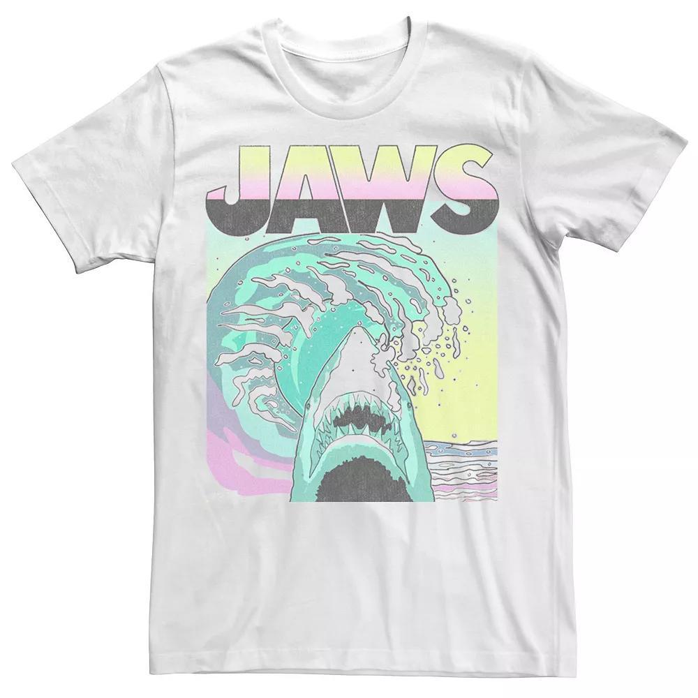 Men's Jaws Retro Wave Poster Tee,  Product Image
