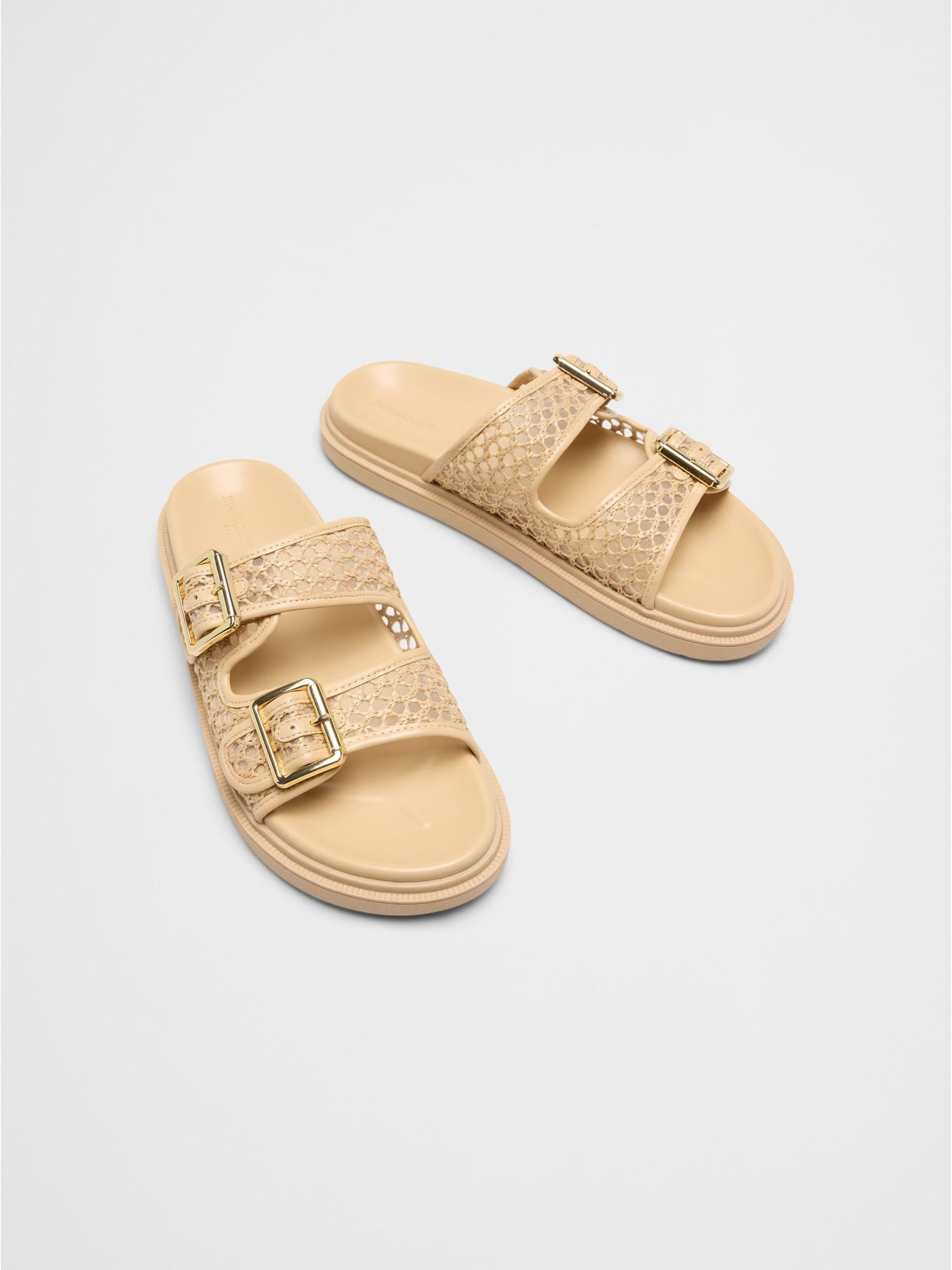 Double Strap Buckle Sandal Product Image