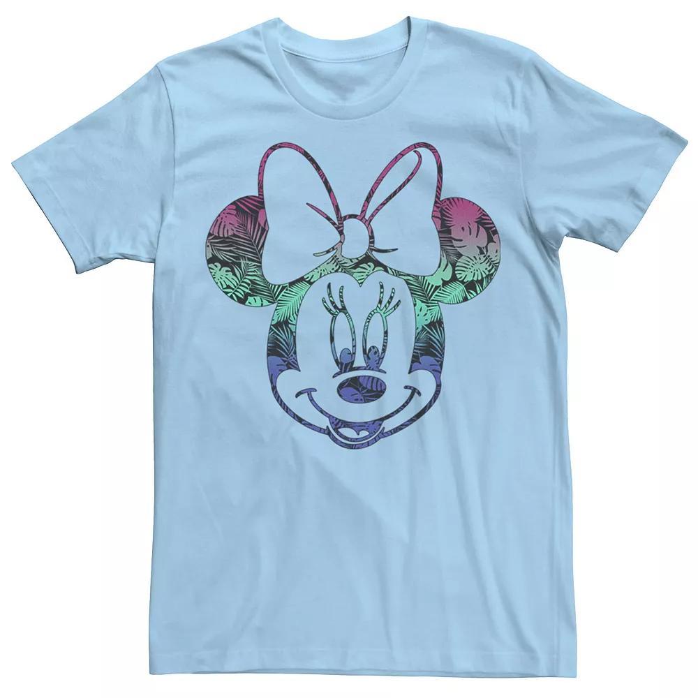 Disney's Mickey And Friends Minnie Tropical Gradient Fill Men's Tee,  Product Image