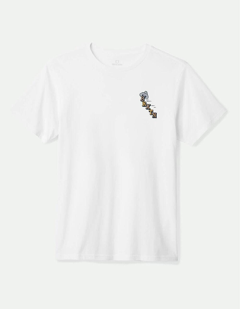 BRIXTON Buck Club Mens Tee - WHITE Product Image