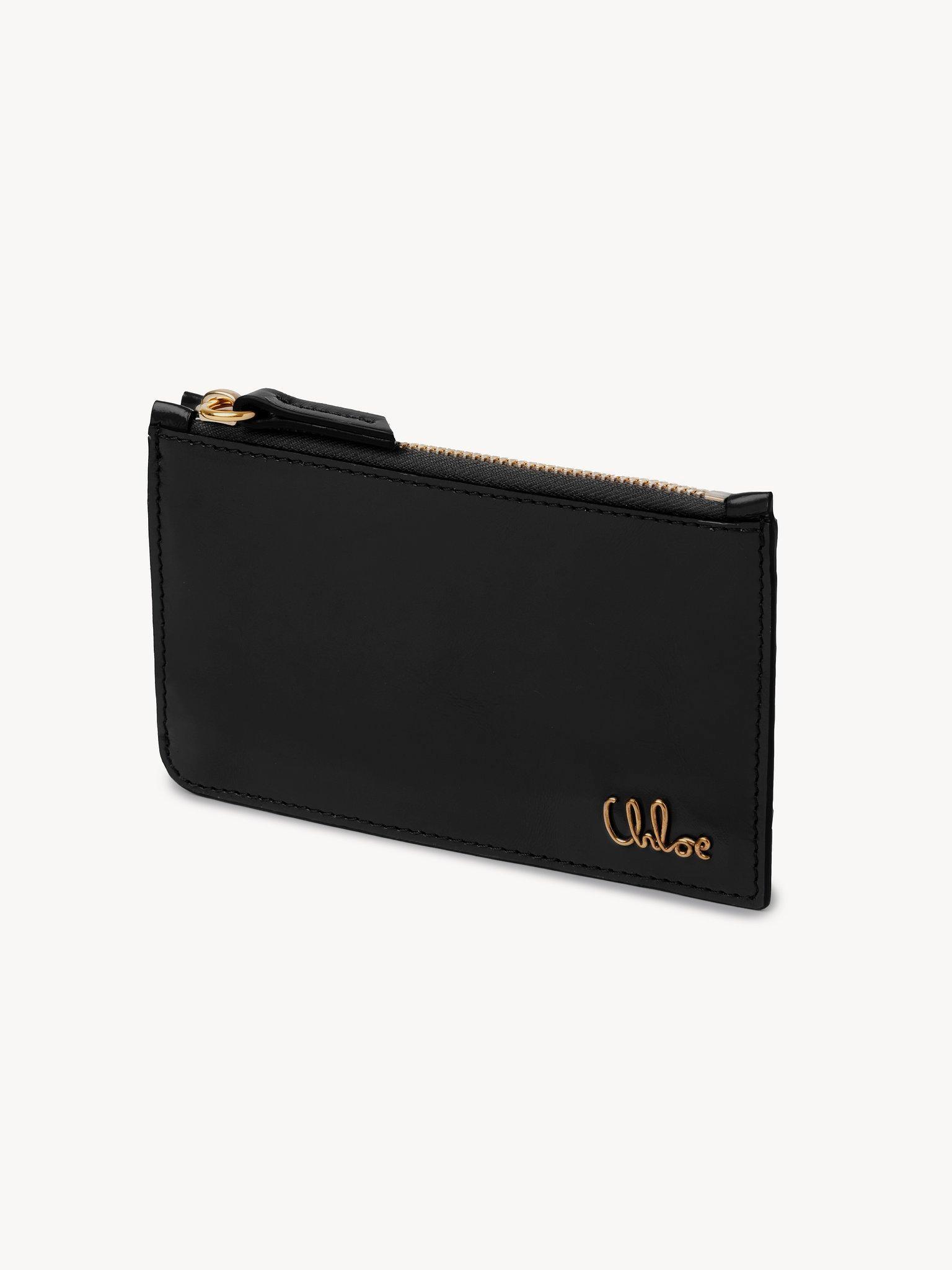 Small Chloé Iconic purse with card slots in shiny leather Product Image