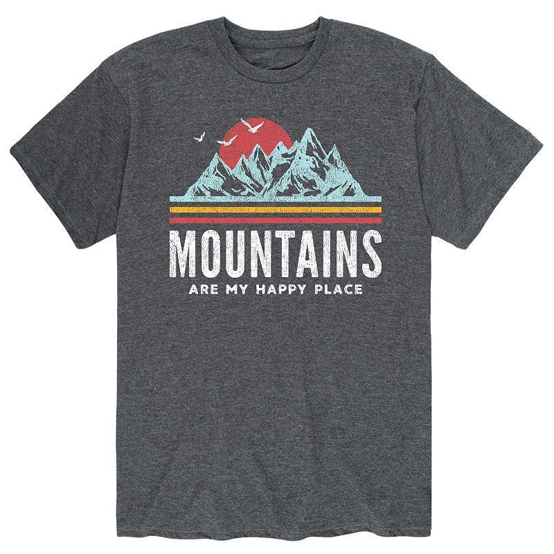 Mens Mountains Are My Happy Place Tee Product Image