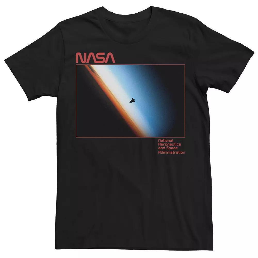 Men's NASA Shuttle Dark Light Poster Tee,  Product Image
