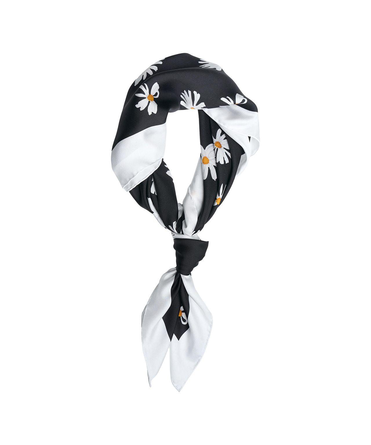 Silk scarf with floral pattern Product Image