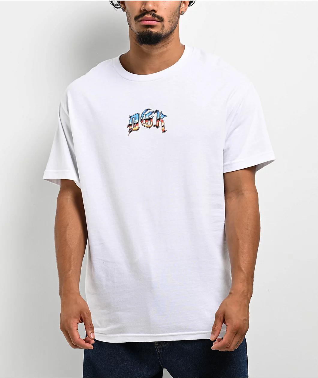 DGK Lost In Paradise White T-Shirt Product Image